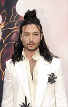 Ezra Miller at the Los Angeles premiere of 'The Flash' held at the Ovation in Hollywood, USA on