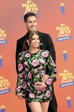 Chanel West Coast and boyfriend Dom Fenison at the 2022 MTV Movie and TV Awards held at Barker