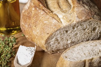 Ligurian farmhouse bread with rosemary and thyme