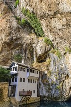 Blagaj Tekke and Buna River Spring in Mostar, Bosnia and Herzegovina, Europe