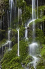 Water cascades in the Wimbachklamm gorge