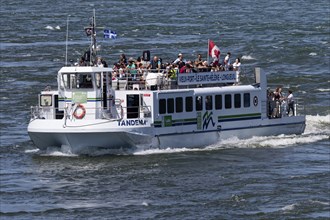 Ferryboat in the Old Port, Montreal, Province of Quebec, Canada, North America