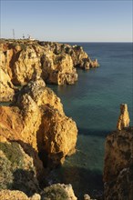 Ponta da Piedade farol lighthouse in Lagos, Portugal, Europe