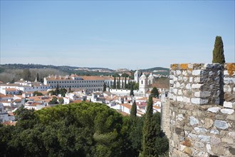 View of Vila Vicosa Castle in the Alentejo, Portugal, Europe