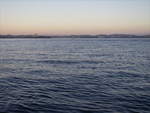 Sunset, island world off Vodice, Dalmatia, Croatia, Europe