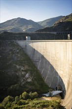 Vilarinho das Furnas dam in Geres National Park, Portugal, Europe