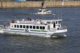 Ferryboat in the Old Port, Montreal, Province of Quebec, Canada, North America