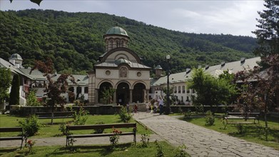 Orthodox Holy Trinity Cathedral of Cozia Monastery, Transylvania, Romania, Europe