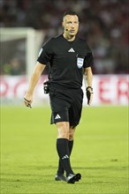 Football match, referee of the match Sven JABLONSKI, football stadium Donaustadion, Ulm, Germany,