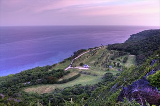 View of the golf course, Christmas Island, Australia, Asia