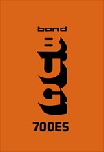 Logotype of the Bond bow 700 ES, by Tom Karen of Ogle Design for Reliant Motor Company