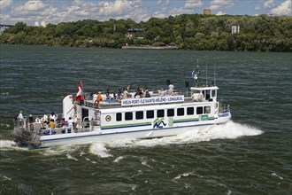 Ferryboat in the Old Port, Montreal, Province of Quebec, Canada, North America