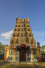 Den Helder, the Netherlands. December 2021. The colorful ornaments and decorations of a Hindu