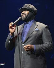 Frankfurt am Main, Germany, April 6th 2019: Gregory Porter (*1971, American jazz vocalist,