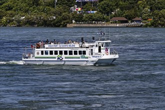 Ferryboat in the Old Port, Montreal, Province of Quebec, Canada, North America