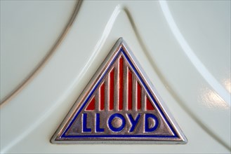 Logotype of the Lloyd LT 500, Lloyd Motoren Werke G.m.b.H., 1955, Germany, Europe