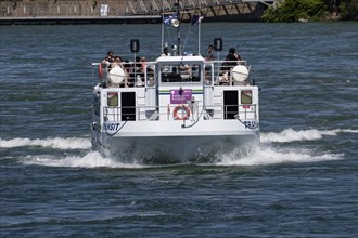 Ferryboat in the Old Port, Montreal, Province of Quebec, Canada, North America