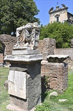 Vestal Virgin, fragment of a sculpture