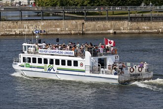 Ferryboat in the Old Port, Montreal, Province of Quebec, Canada, North America