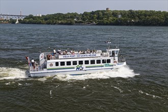 Ferryboat in the Old Port, Montreal, Province of Quebec, Canada, North America