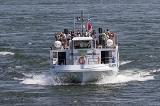 Ferryboat in the Old Port, Montreal, Province of Quebec, Canada, North America