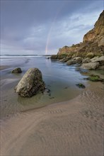 The picturesque Otter Rock beach in the morning north of Newport, Oregon