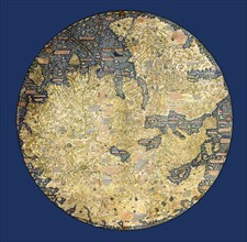 The Fra Mauro map, ca 1450 by the Venetian cartographer Fra Mauro