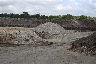 A pile of diamataceous earth at a mine in Queensland, Australia, Oceania