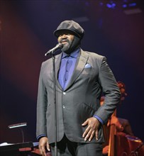 Frankfurt am Main, Germany, April 6th 2019: Gregory Porter (*1971, American jazz vocalist,