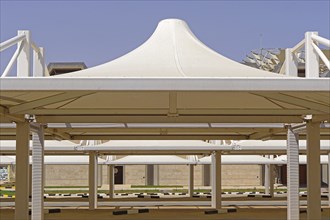 Architecture tent structure for shade in Kuwait