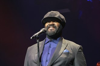 Frankfurt am Main, Germany, April 6th 2019: Gregory Porter (*1971, American jazz vocalist,