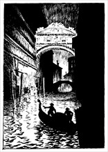 The Assignation by Edgar Allan Poe, illustration from Poe's Tales of Mystery & Imagination by