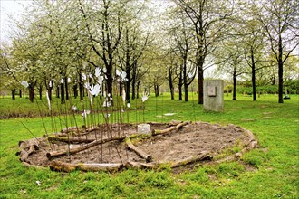 Hiroshima Grove, Lower Saxony, Germany, twin city of Hanover and Japan, Europe