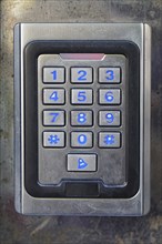 Security keypad for pin code entrance