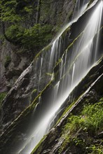 Wimbachklamm gorge cascades in Berchtesgadener Land