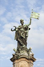 Frankonia Fountain of the Wuerzburg Residence, Wuerzburg, Lower Franconia, Bavaria, Germany, Europe