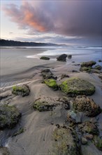 Sunrise over Otter Rock Beach near Newport, Oregon