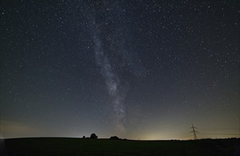 The Milky Way in the evening sky