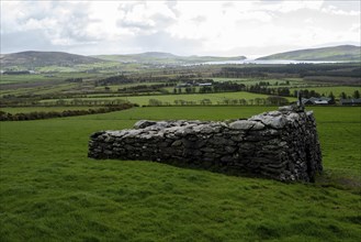 A small medieval oratory named after St. Manchan on the Dingle peninsula. County Kerry, Ireland,