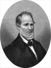 Engraving of Henry Smith Lane (February 24, 1811 – June 18, 1881), a United States Representative,