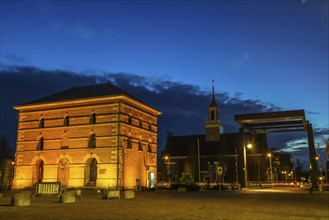 Den helder, the netherlands. december 2021. The former headquarter of the shipyard Willemsoord and