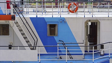 River ship side with stairs