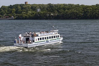 Ferryboat in the Old Port, Montreal, Province of Quebec, Canada, North America