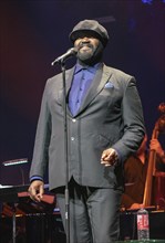 Frankfurt am Main, Germany, April 6th 2019: Gregory Porter (*1971, American jazz vocalist,