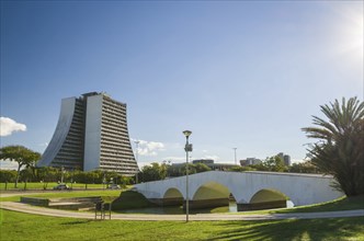 Porto Alegre, Rio Grande do Sul, Brazil, March 29, 2021: Beautiful photograph of the square of the