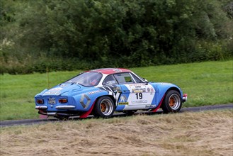 ADAC Eifel Rally Festival 2023, classic car, Alpine Renault A 110 1800, Vulkaneifel, Eifel,