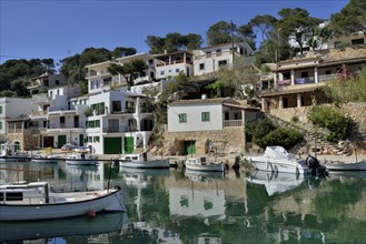 Fishing boats in the port of Cala Figuera, Majorca, Balearic Islands, Spain, Europe