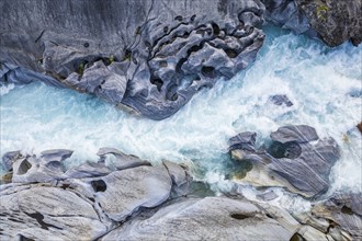 Marble Lottet, Marble Castle, Marble Gorge, Glomåga River, Mo I Rana, Nordland, Norway, Europe