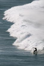 Fuerteventura, Canary Island, Surfers at Playa del Castillo in El Cotillo, Spain, Europe