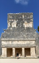 Temple of the Jaguars, Templo de los Jaguares, Chichen Itzá, Mayan ruins, Yucatan, Mexico, Central